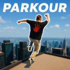 Only Going Up Parkour Rooftop Icon